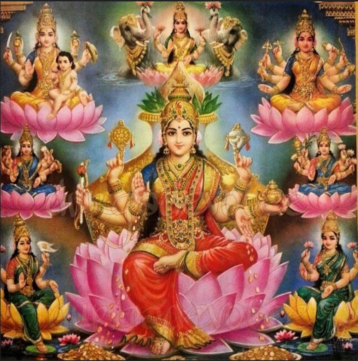  #Deepavali2020  #Diwali2020  #AṣṭalakṣmīOn this auspicious occasion of Deepawali and Lakshmi pooja, presenting a thread on Aṣṭalakṣmī based on Aśhṭa lakśhmī stotram / अष्ट लक्ष्मी स्तोत्रम् PC: Wiki