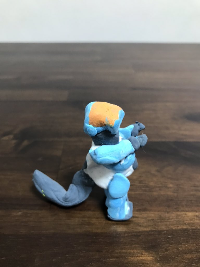 Hikkun39 こっそり子供の手作りゾイド紹介 紙ねんど編 ゴドスとヘルディガンナー 紙粘土 Zoids