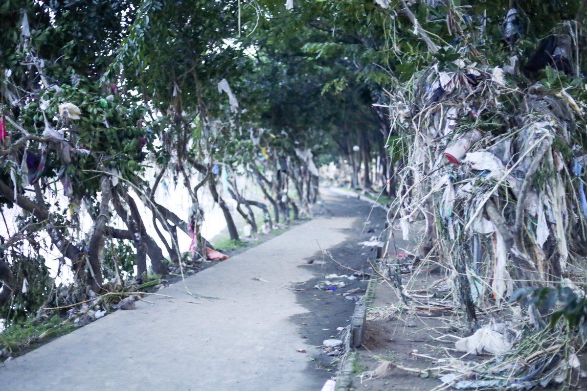This is Marikina City and climate change is real. We need to change the way we think and live to save our planet. The amount of plastic in this bridge is alarming.

Environmental disasters know no class. Let’s shift to a sustainable and more eco-friendly lifestyle.