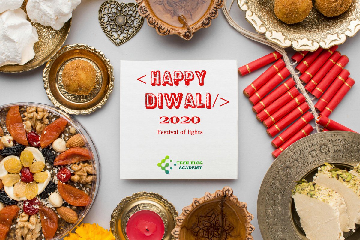 TechBlogAcadem1's tweet photo. Tech Blog Academy wishes you a Happy Diwali 2020. Have a lightening and a safe #diwali 2020
#diwali2020 #happydiwali https://t.co/9mWMs7G9rR