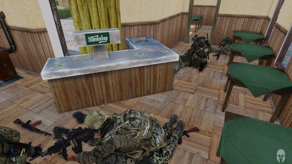 434thTF's tweet photo. A Barfight in today's Combat Patrol Operation, Join us today - Link in Bio! #Arma3 #arma https://t.co/Fl10JIm3UR