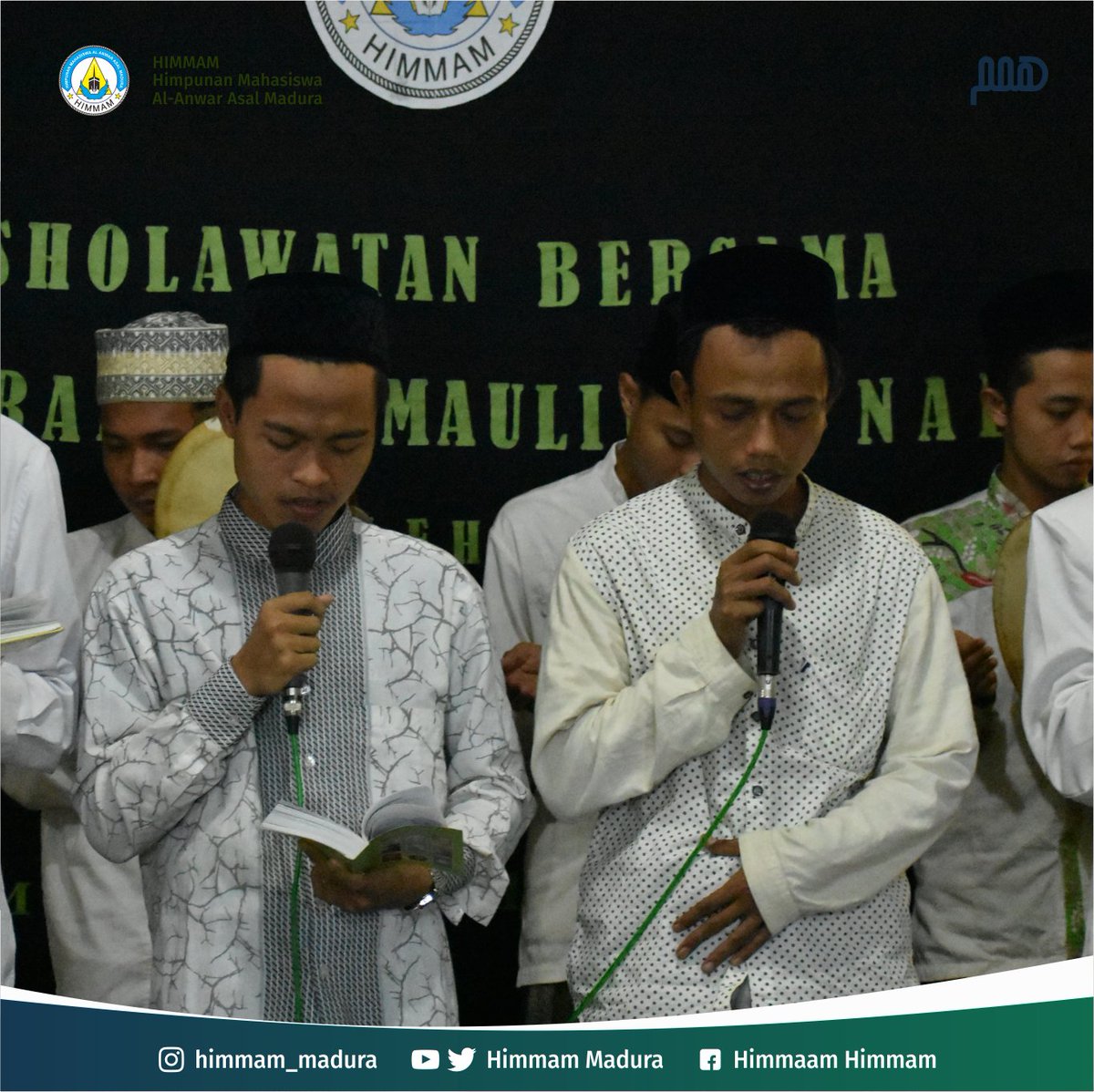 HimmamM's tweet photo. Sholawat Bersama dalam Rangka Maulid Nabi Muhammad SAW || HIMMAM PP. Al-Anwar 3 Sarang https://t.co/UxNZZwubhp