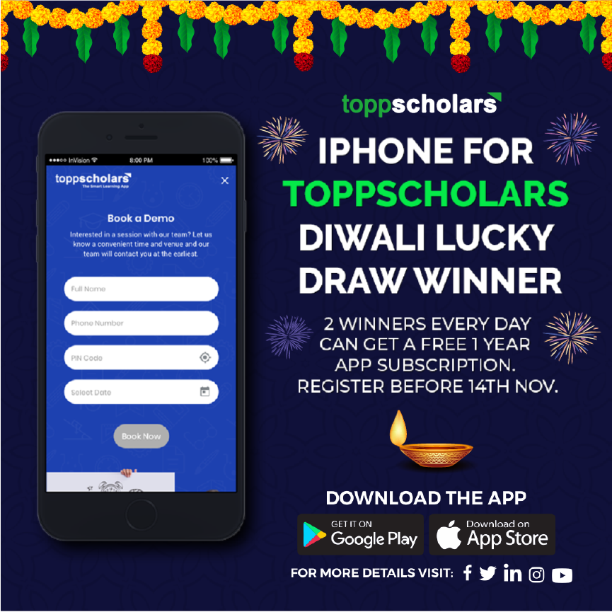 toppscholars's tweet photo. We have got some exciting offers this Diwali. #toppscholars is the smart learning app every child deserves. Register before 14th Nov to get One year free subscription.
We wish you a very happy and safe diwali!
#diwali2020 #smartearning #elearning #onlineschool #eschool https://t.co/2UP3t1YJR7