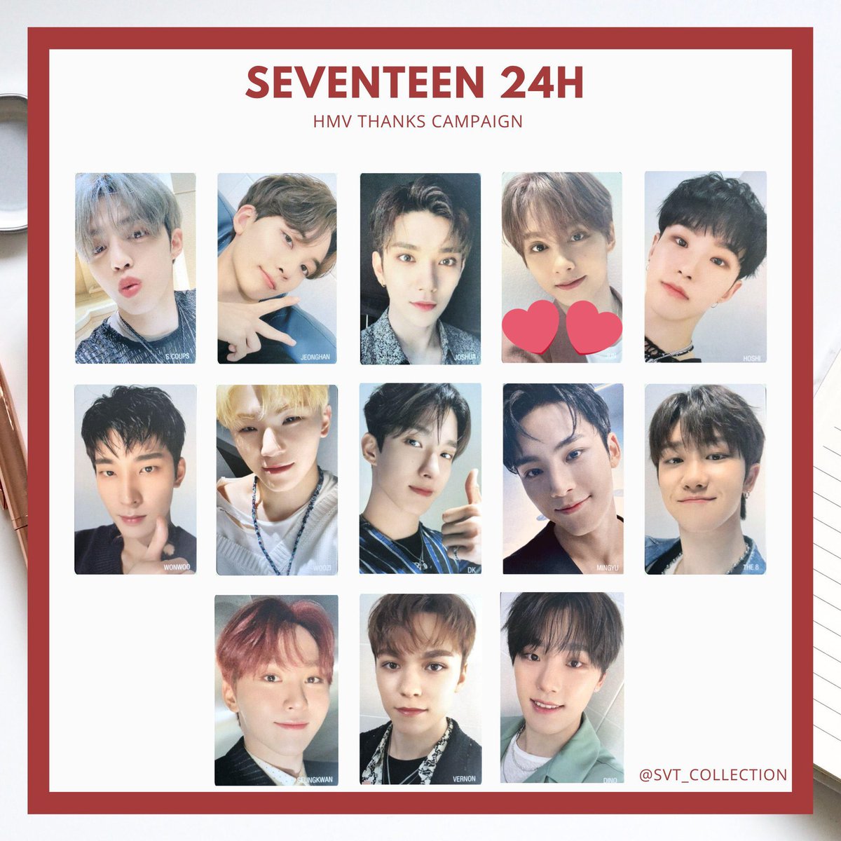 【説明文必読】seventeen ウジ 24H HMV 第3弾