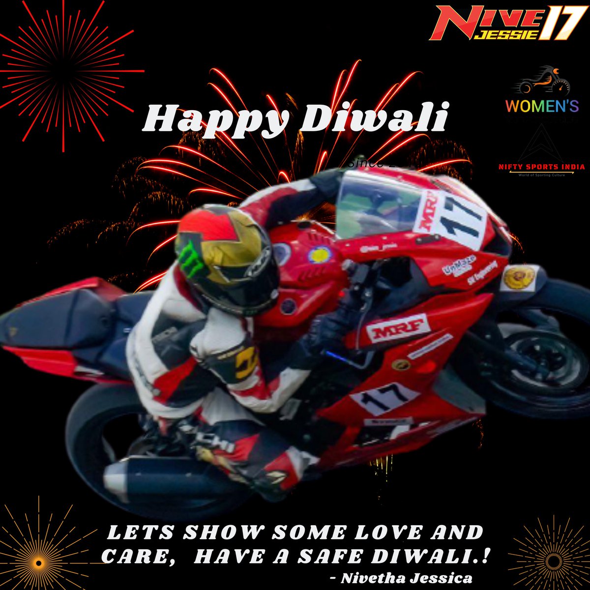 nive_jessie's tweet photo. Wishing everyone Happy Diwali & Happy Children's day 🌟🌝❤
#nj17 #nivethajessica #wmcindia #niftysports #prospeedracing #ThalaAjith https://t.co/YUxUjQexuW
