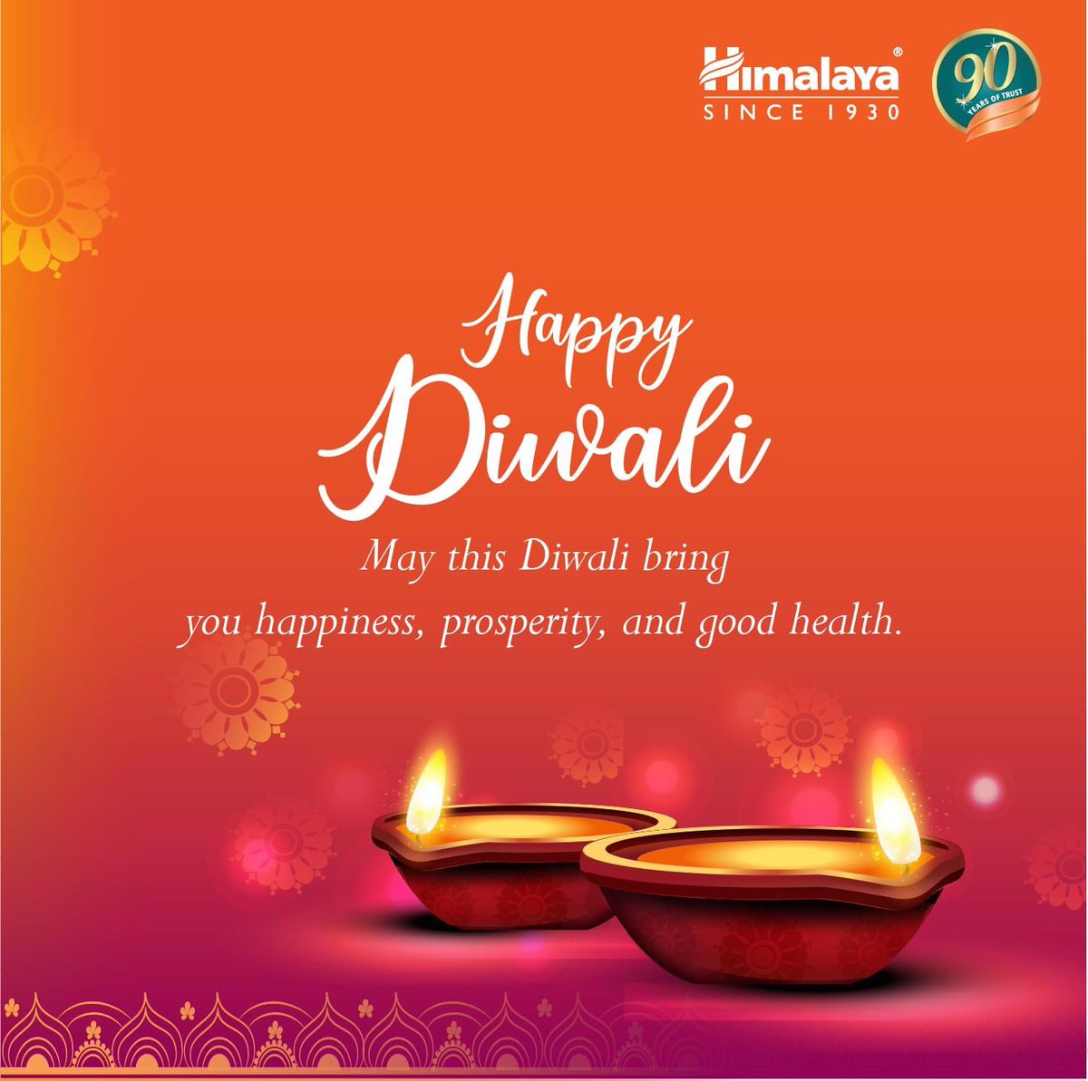 HimalayaIndia's tweet photo. The Himalaya Drug Company wishes you all a very Happy Diwali!

#Diwali #SeasonsGreetings #HappyDiwali https://t.co/K2mgolU5LU