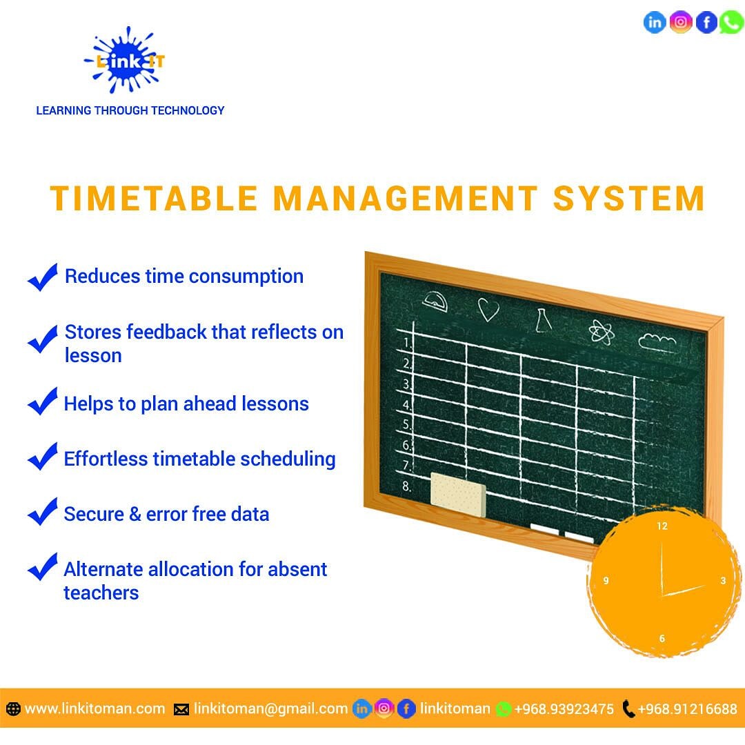 linkitoman's tweet photo. Are you frustrated with outdated tools?
We will help you!
Generate schedules like never before!
#Timetable #System #ERP #Education #School #Automtic #GlobalSchoolProplus #Linkit #schoolsmart https://t.co/7DqAXkAp5l