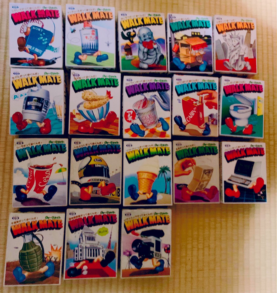 昔からちょこちょこ集めていた、 マルイのウォークメイトいつの間にか