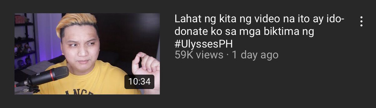 zholdycks's tweet photo. — PLEASE SPREAD ‼️

If  you  wanna  donate , but  don’t  have  money..  go  and  watch  Donnalyn  Bartolome  and  Claro  the  Third’s  latest  vlog!  all  the  money  that  they’ll  earn  from the vids  will  be  used  as  donations  for  the  victims  of  Ulyssess!

Links below: https://t.co/nVMt0UrT8H