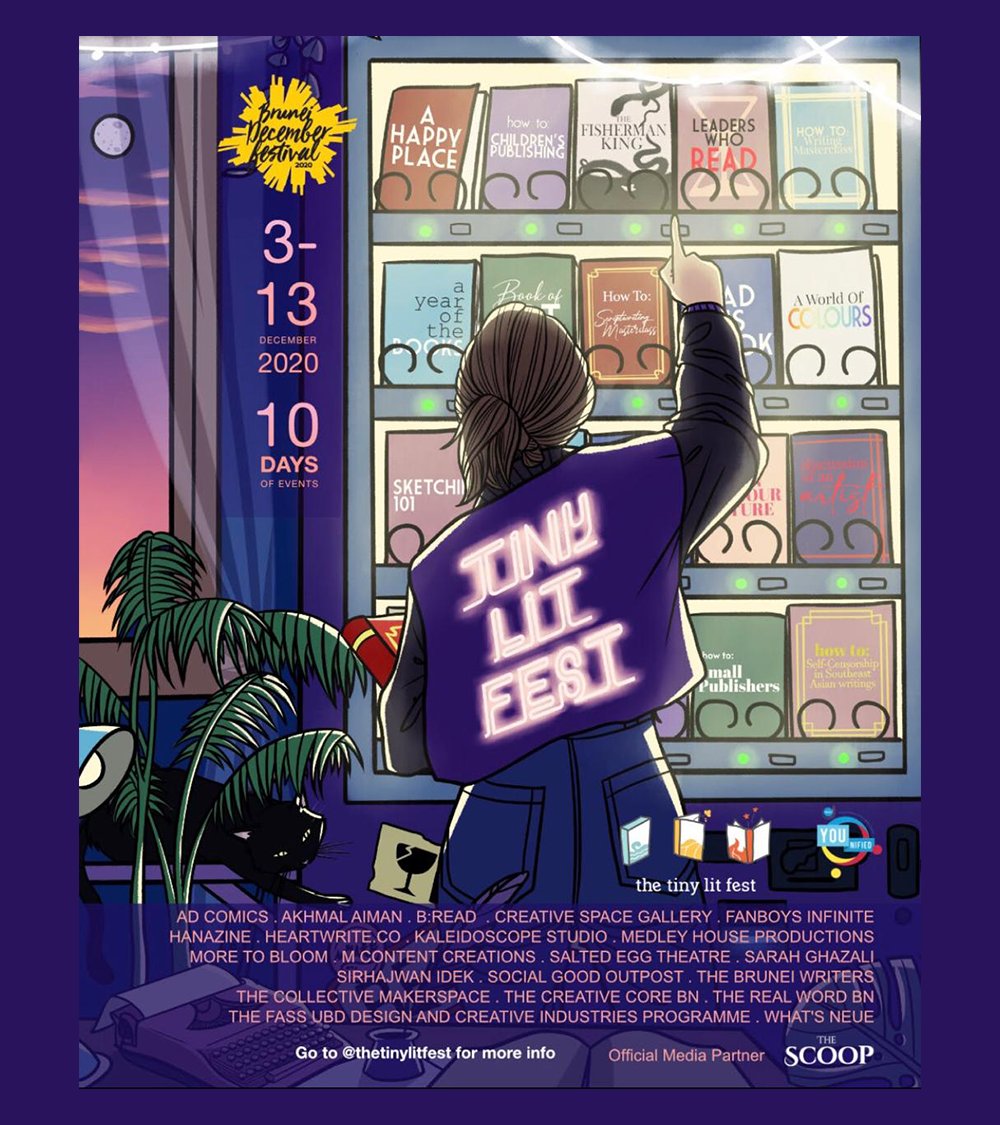 bruneiwriters's tweet photo. We'll be at The Tiny Lit Fest this year to launch the Janji Journal, our first literary journal/art zine! We'll also be joined by a few guests so stay tuned for more details!💜 https://t.co/YuSq3sI7Zz
