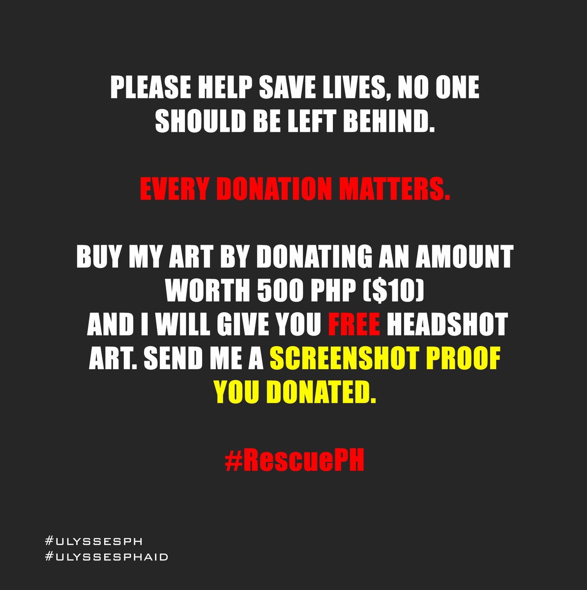 ria_rin11's tweet photo. !! EMERGENCY COMMISSIONS !!

All funds will be donated to the people greatly affected by the typhoon. Please read the description below!

LINK: https://t.co/hd4koOvs9a

#RescuePH 
#CagayanNeedsHelp 
#TuguegaraoNeedsHelp 
#IsabellaNeedsHelp 
#UlyssesPH 
#UlyssesPHAid https://t.co/PLgwSVSlZQ