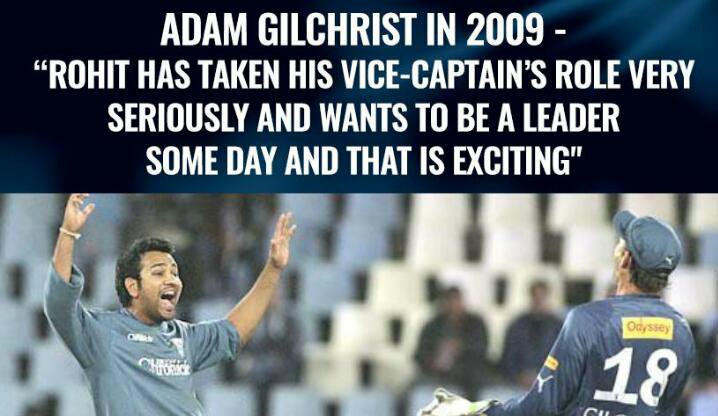 Now Rohit have Won 5 IPL Trophies as Captain. 

Happy Birthday Adam Gilchrist 