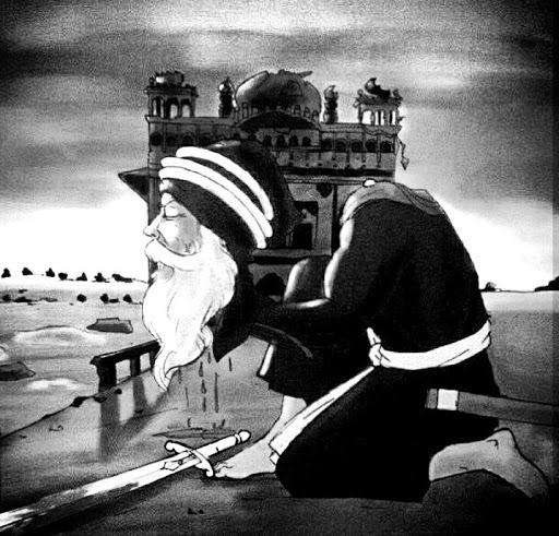 Baba Deep Singh Ji's shaheedi incited the Sikhs to continue to fight against Mogul oppression for many years. Even today, his life serves as an example for all Sikhs on how to live and die with dignity.