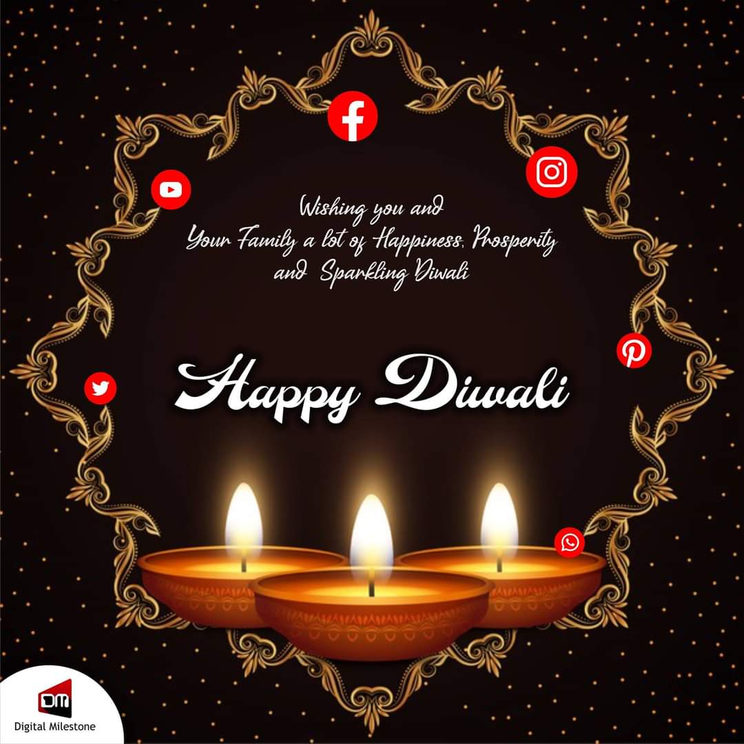 MilestonDigital's tweet photo. 🎊 Wishing you &amp; your family a lot of
Happiness, Prosperity &amp; Sparkling Diwali ✨🥳

Happy Diwali to all ... 🎊🥳✨

#HappyDiwali #happydiwali2020 #Diwali #Diwali2020 #diwalispecial #diwalifestival https://t.co/Wz9BlacaWa