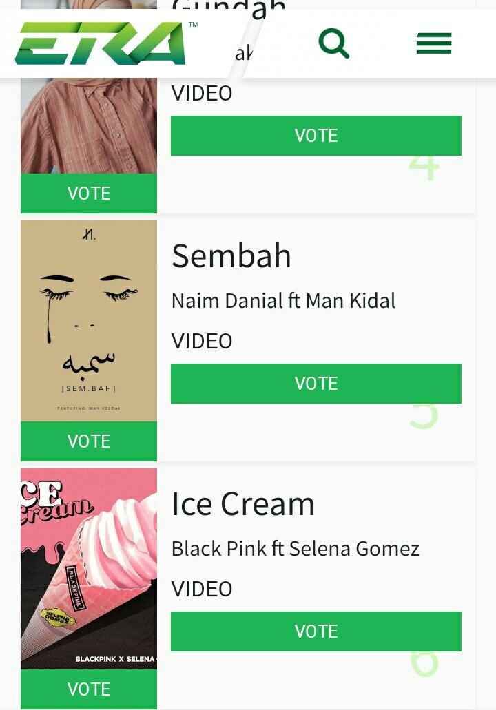 Carta radio2 malaysia