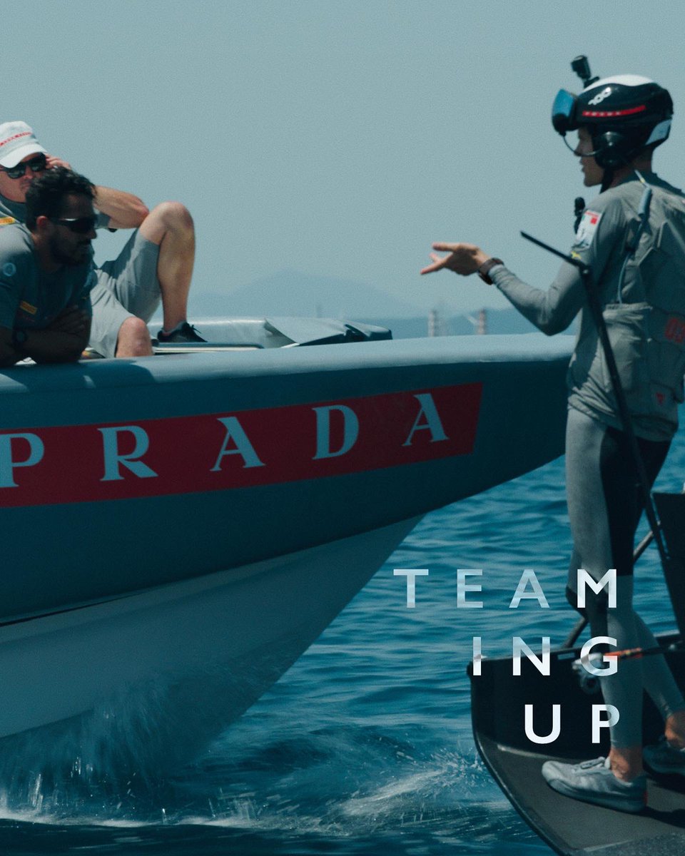 lunarossa's tweet photo. Even though you’re one of the best helmsmen in the world, you need a team. On Luna Rossa Prada Pirelli team everyone has a specialization, but it is their team work that makes a boat the best boat.
#ChallengerForNow #ChapterSix
@Prada @Pirelli https://t.co/gHJoKHWPGK