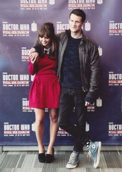matt smith and jenna coleman being besties - a thread 