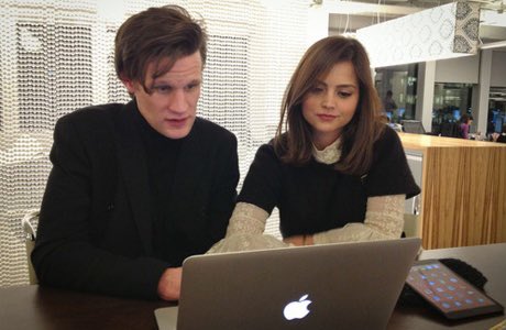 matt smith and jenna coleman being besties - a thread 