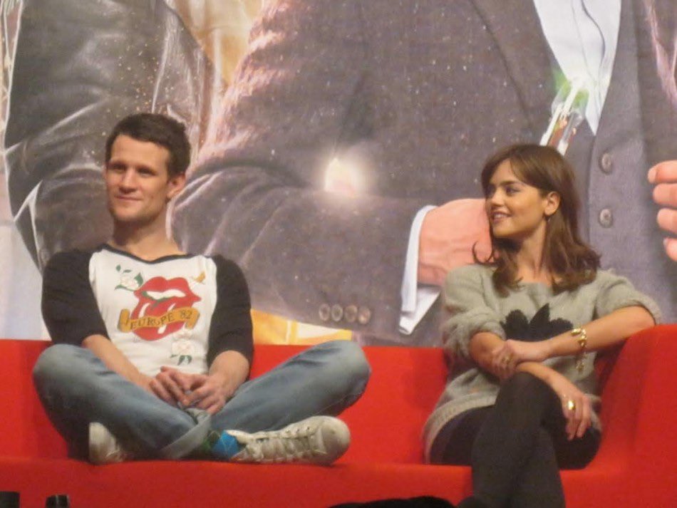 matt smith and jenna coleman being besties - a thread 