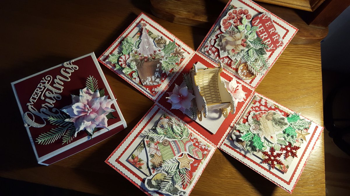 AgaCrafting's tweet image. Exploding box for Christmas.
#Explodingbox #Christmas #gift #handmade #madebyme #papercraft #colourful #mydesign #mycraft #Xmas #Christmasgift #Xmasgift  #Xmasbox #3Dsleigh #withlove