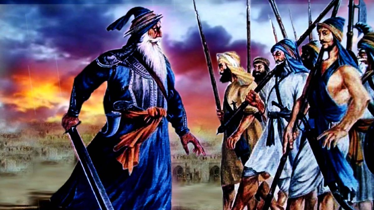 Each Sikh fought with such great valor and courage that the enemy was almost defeated. During the midst of battle, a large army of reinforcements arrived for Jahan Khan's men, turning the odds against the Sikhs. Yet, (11/15)