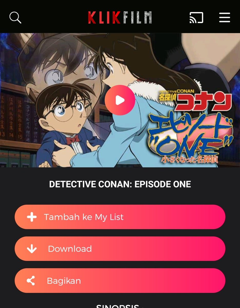 WatchmenID's tweet photo. Klikfilm #AnimeFest ini surganya buat para Conanholic (?)

10 ribu doang buat bisa nonton katalog Detective Conan Movie sebanyak ini. Legal! 

Hari pertama #AnimeFest mau nonton ulang Detective Conan Episode 1 dulu ah, udah versi dubbing bahasa Indonesia pula 😂 https://t.co/Xs7C6MQAnT