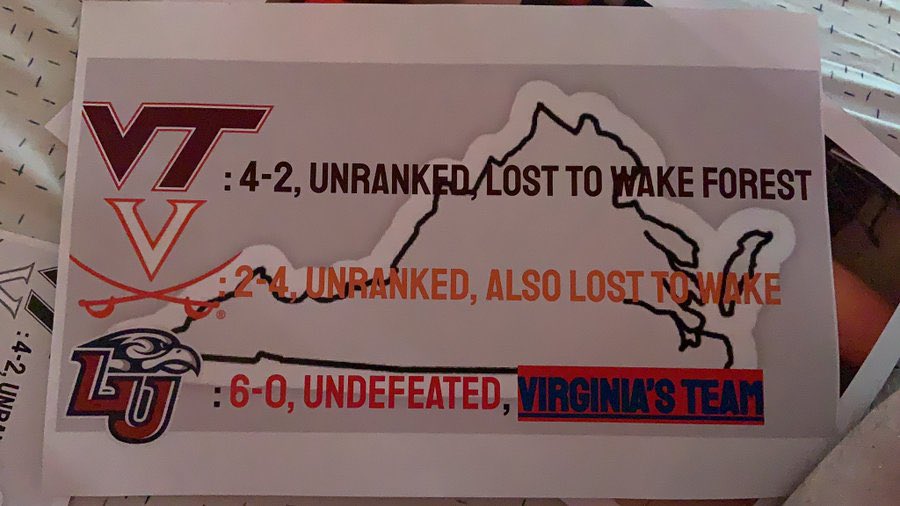 ReceDavis's tweet image. My friend Lee Corso: “ when you lose, say little. When you win, say less.”  Sorry LC. Can’t do it. How about @libertyfootball as my SuperDog on @collegegameday last week?!! It seems that @homedepot #GameDaySigns have a knack for calling the games. Any big predictions this week?