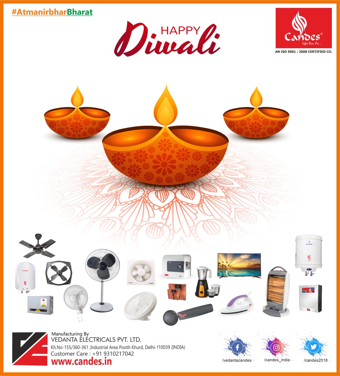 Candes2018's tweet photo. Have a wonderful year filled with peace, prosperity and happiness.
Happy Diwali !

#candes #vedantaelectricalspvtltd. https://t.co/YjI99c30NU