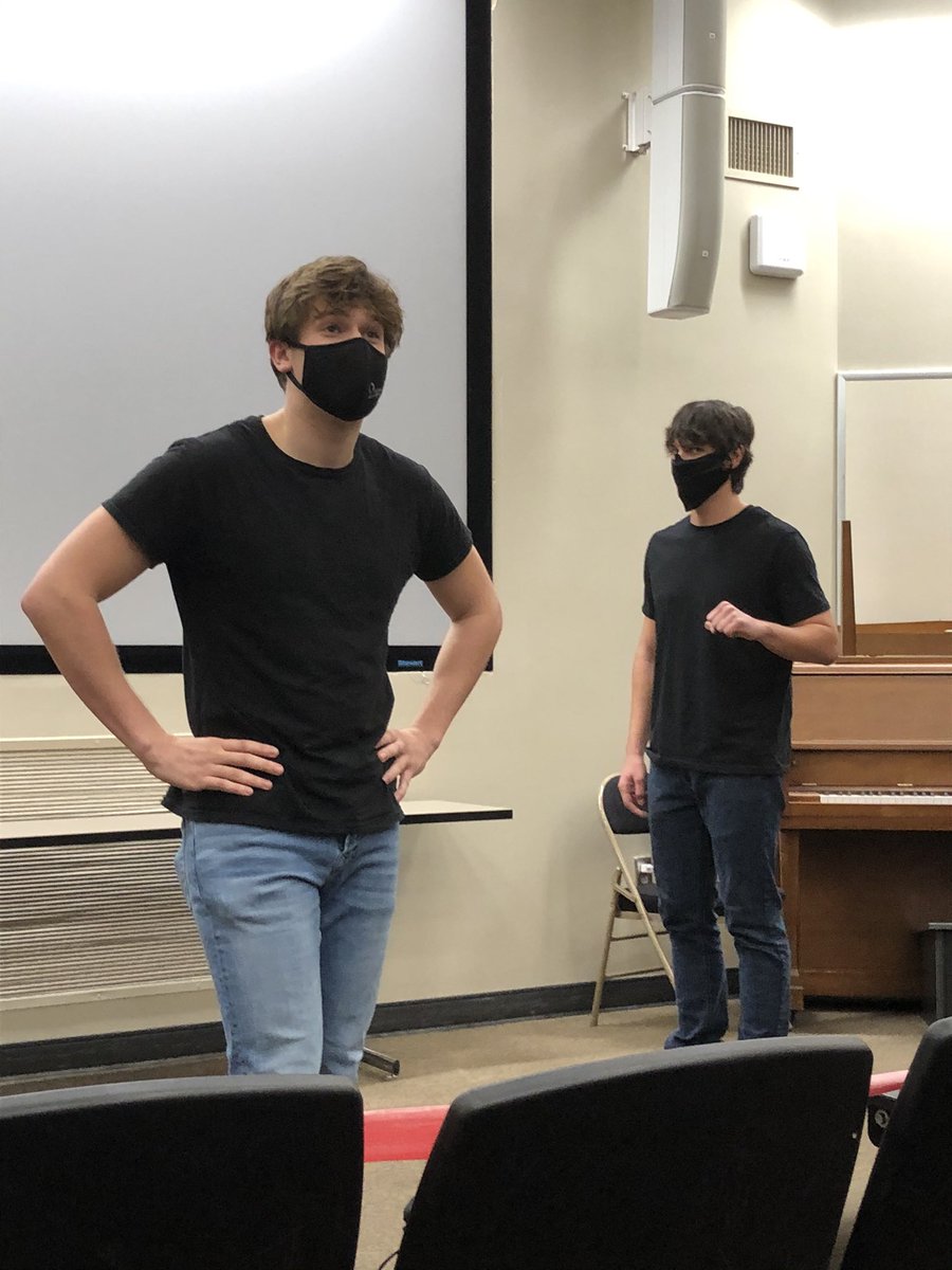 BamaImprov's tweet photo. Congratulations to the cast of CDA’s only COVID-19 Improv show this semester!

*social distancing and masks enforced* https://t.co/ra3te33LzX