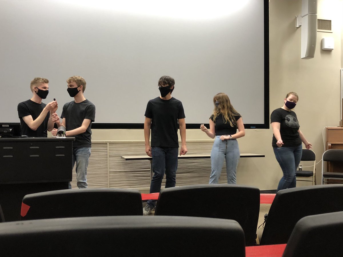 BamaImprov's tweet photo. Congratulations to the cast of CDA’s only COVID-19 Improv show this semester!

*social distancing and masks enforced* https://t.co/ra3te33LzX
