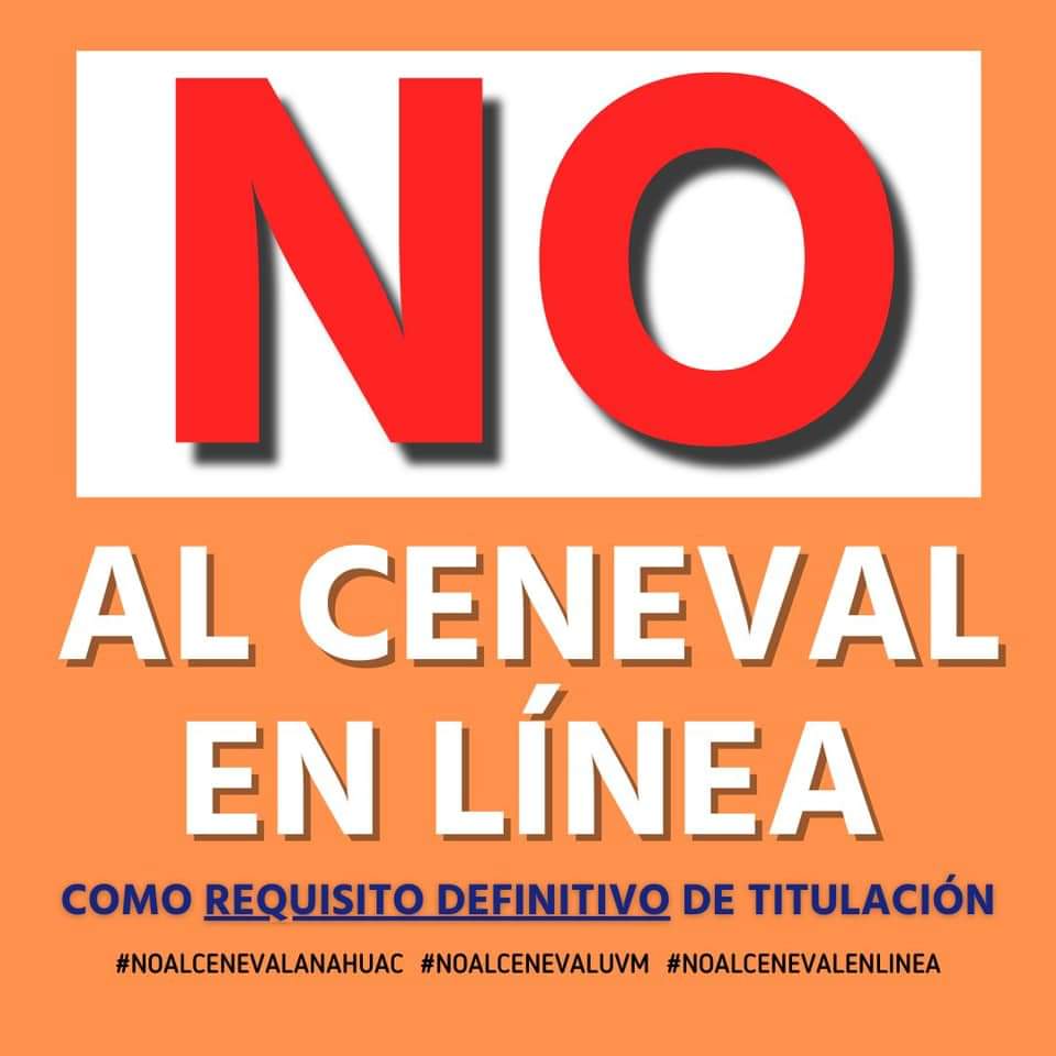 KasNaranjoM's tweet photo. #UVM  @UVMMEXICO No estamos en contra de presentar el #ceneval, estamos en contra de que sea REQUISITO para titulación, con tantos factores EXTERNOS fuera de nuestro alcance #NoAlCenevalUVM #noalcenevalanáhuac
@AztecaNoticias @Milenio @ElUniversal @NTelevisa_com https://t.co/vPxl3K8378