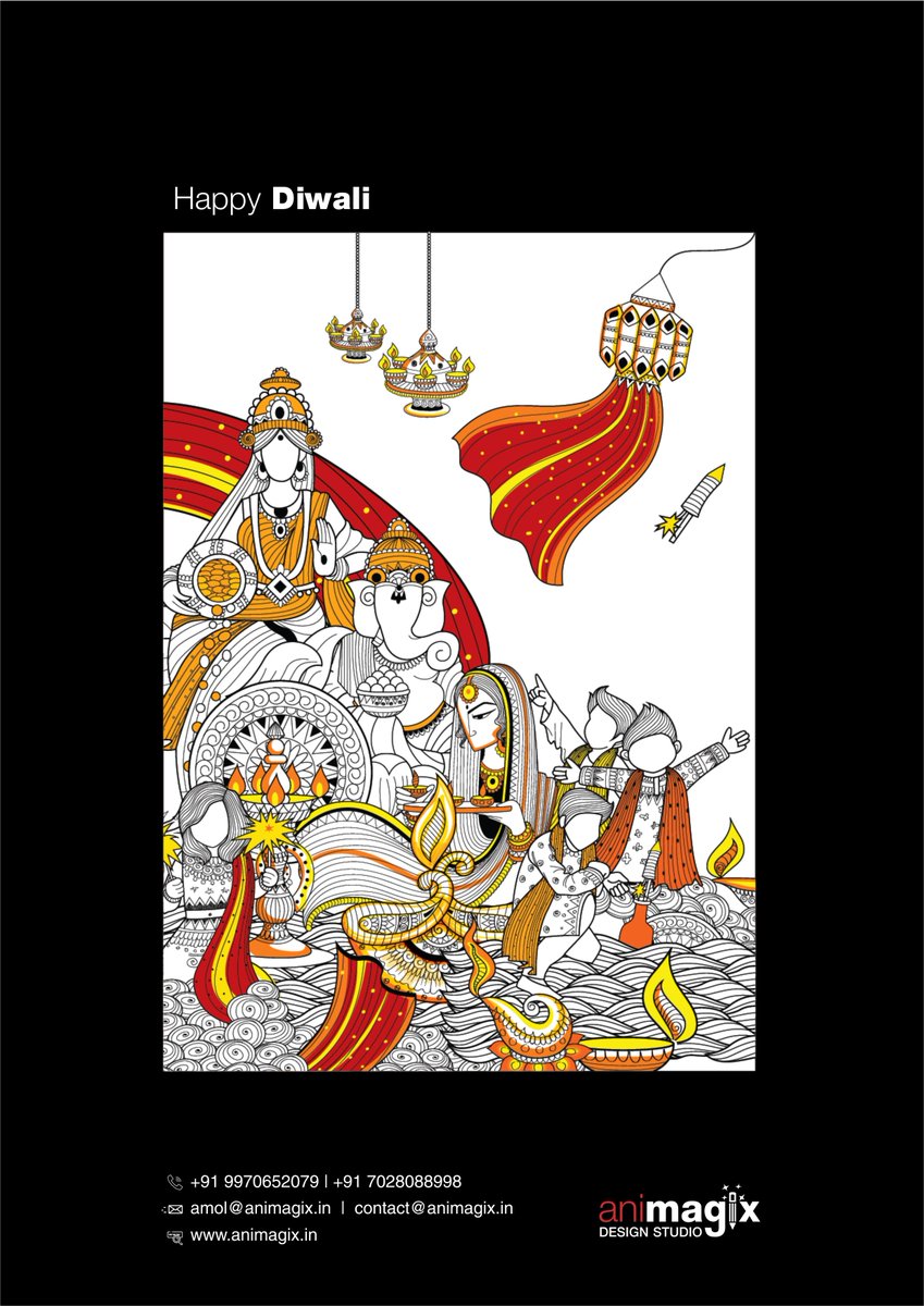 AnimagixStudio's tweet image. May this Diwali bring you happiness and brights. Wishing you all a very Happy Diwali!
#diwali #dhanteras #happydiwali #lakshmipujan #festival #diwaligifts #happydiwali #diwalivibes #rangoli #indianfestival #Diwali2020 #durgapuja #festivaloflights #mandalaart #animagixdesignstudio
