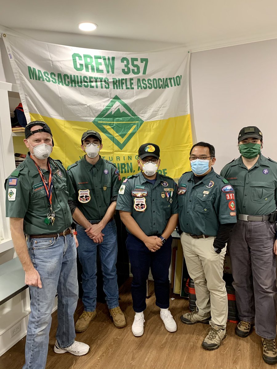 Crew357MA's tweet photo. We are back!!! #sportshooting #firearmssafety #marksmanshipqualification #venturecrew #bsa #scoutingisfun #safetyfirst https://t.co/g9gjv0HseF