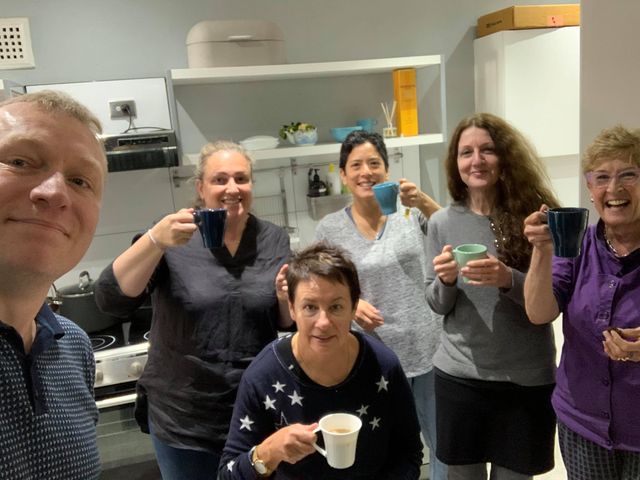 EthicsEducation's tweet photo. The celebrations continue! Here our wonderful teams from Westmead Public School, Miranda Public School and Petersham Public School get together to reflect on the journey so far #PrimaryEthicsIs10 #treasuredvolunteers #ethicsclasses https://t.co/3BzOcFBlSC