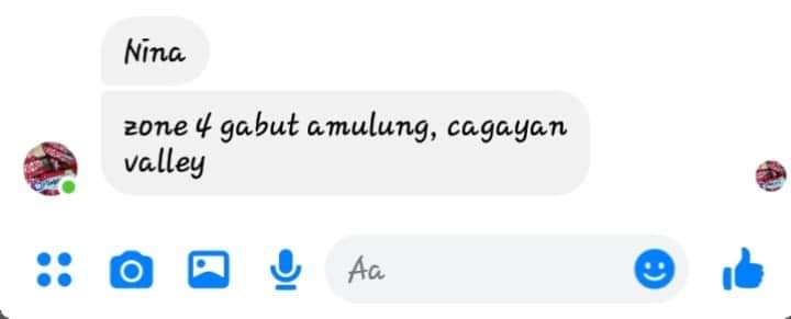 ZEEYOLANG's tweet photo. ‼️URGENT: STILL NOT RESCUED‼️

Location: Zone 4 Gabut Amulung Cagayan
Mothers Name: Marilyn Francisco
Contact number: 09565221345

#CagayanNeedsHelp
#IsabelaNeedsHelp
#RescuePH https://t.co/jjwqRWLGP2