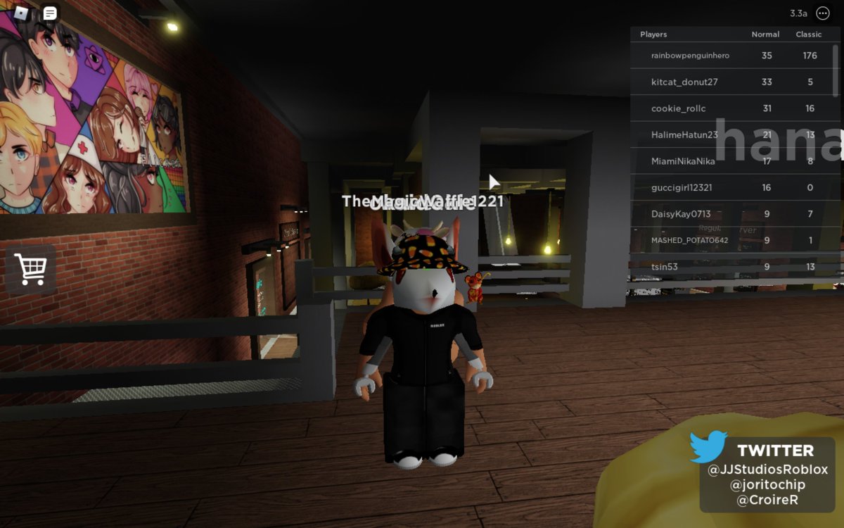 I am going to tweet a bunch of screenshots from Roblox just because I want to save them