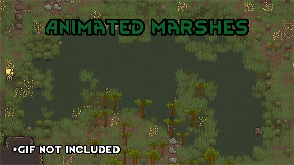 Twitter 上的 Rimworld Mod 1 2 Animated Marshes 1 2 沼地の地形が水と同じようにうねるようになります 熱帯雨林は湿っています 地形 アニメーション T Co Lijbbq230x リムワールド Mod Rimworld T Co Fck0lu6jde Twitter