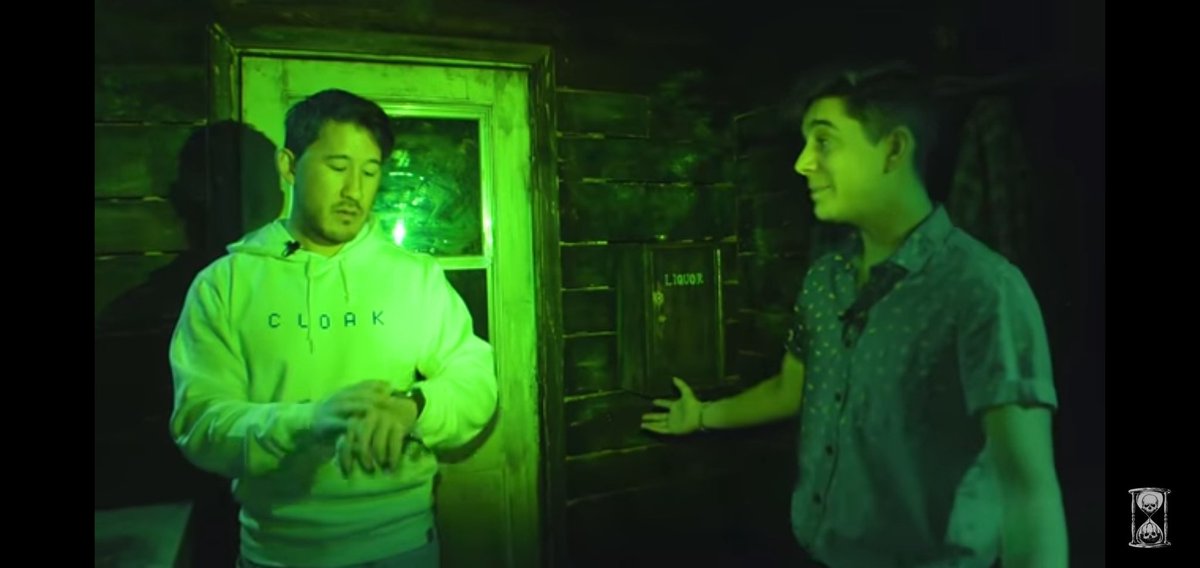 darkkypooo's tweet photo. #WeWereHere Mark and Ethan Attempt an Escape Room 
Timestamp: 343:12:00:00
My favorite quote is:
Quinn: My life is in the hands of an idiot
Ethan: No no no. Two idiots https://t.co/aQIuOlywhI