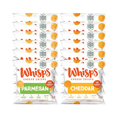 ItsJustShopping's tweet photo. Whisps Parmesan &amp; Cheddar Cheese Crisps Variety Pack | Back to School Snack, Gluten Free, Keto Snack, Sugar Free, Low Carb, High Protein | 6 Bags of Each, 0.63oz (12 Pack) https://t.co/wIp1pwa8qA via @ItsShopBox1 https://t.co/WASWnocADZ