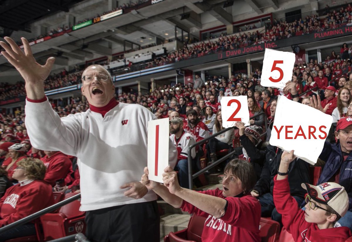 jeffhefty's tweet photo. @ToddMilewski @dailycardinal @USCHO @journalsentinel @CapTimes @WiStateJournal Congrats on 25! https://t.co/DlSn5w7wpf