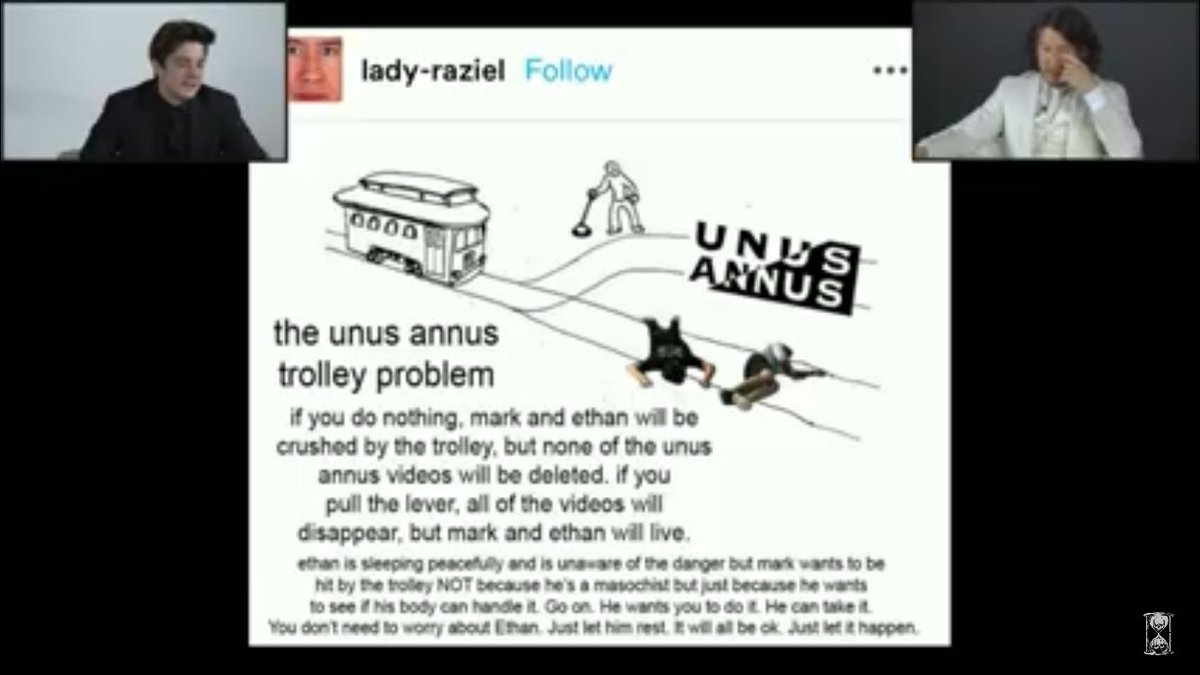 TikiTheEngineer's tweet photo. #UnusAnnusisoverparty #wewerehere Haven’t kept up with every video, but I’ve been there since day 1. The funniest one to me was the trolley problem video. Made me laugh so hard! 🚋 https://t.co/pUPaNwoRoK