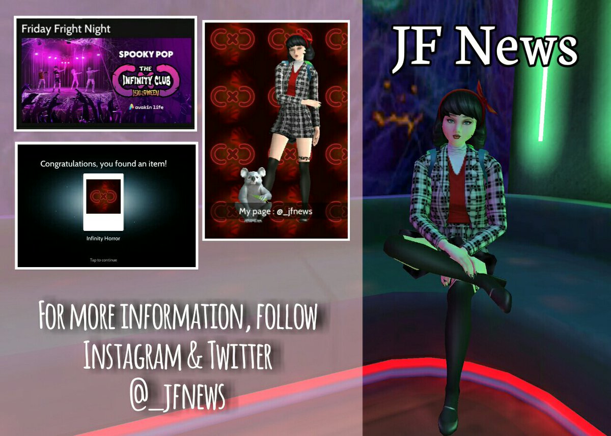 _jfnews's tweet photo. New profile background on FRIDAY FRIGHT NIGHT - INFINITY CLUB location
#PlayAvakin #avkn #avakinTwitter #avakinmodel #avakinlife #avakincommunitypodcast #IAmAvakin #avakincommunity #JFnews
@AvakinOfficial @_WolfLeex @Sapphy_Kelly @coelette_love https://t.co/P6jDP40plT