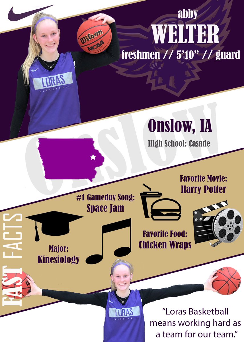 DuhawkWBB's tweet photo. ‼️MEET THE DUHAWKS‼️

It’s time to meet another DUHAWK! 

Today we meet Freshmen Abby Welter!

#onespeed:FAST
#onegoal:WIN
#oneway:TOGETHER https://t.co/gxD52TE4FI