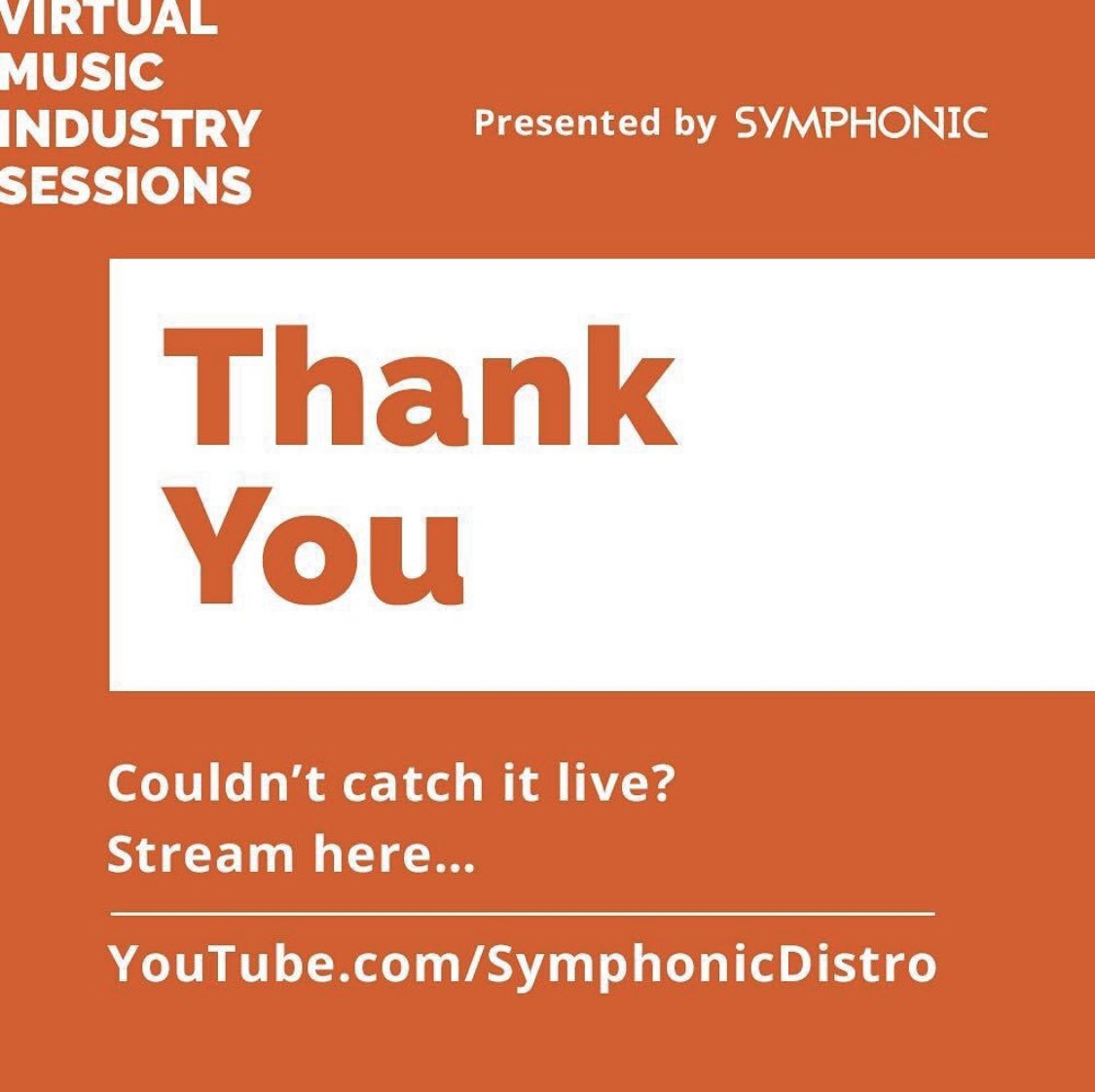 symphonicdist's tweet photo. THANK YOU to everyone who tuned in and to all our amazing panelist who joined us for our Virtual #MISessions this week!💯
🖥 Re-watch all our panels here.
Day 1: https://t.co/aJir51BXtO
Day 2: https://t.co/9RQOmgvt6u
Day 3: https://t.co/tiUESKilJb https://t.co/qzUf1tYPKI