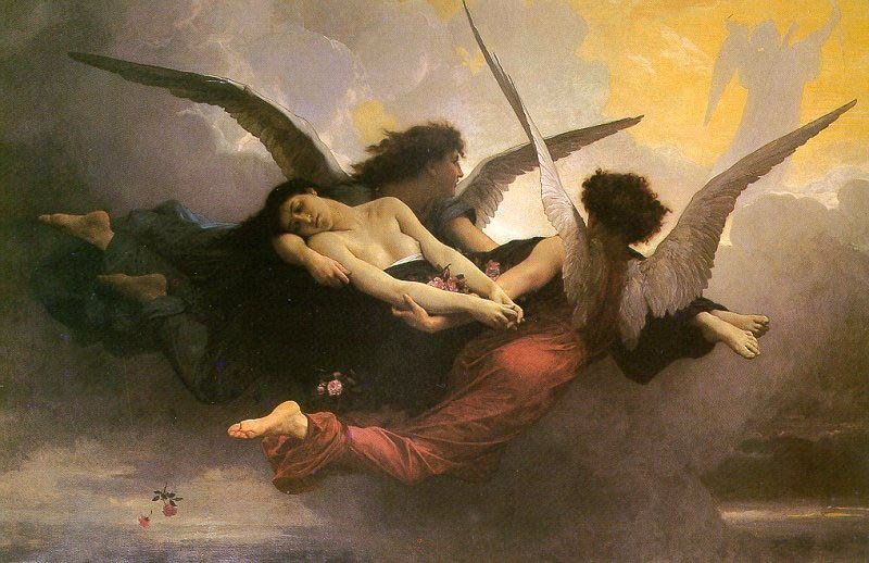 MaddyStrong3's tweet photo. Bouguereau's "A Soul Brought to Heaven"

#mementomori #prayforsinners #prayforthedead https://t.co/FF99nBk3sa