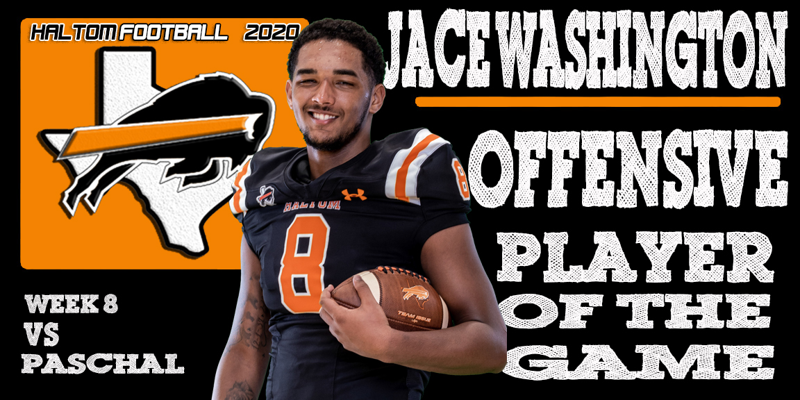 Coach_JWTucker's tweet photo. Jace Washington had 198 yards Receiving and a TD at Globe Life.  He is one of #HaltomFamily's Offensive Players of the Game. https://t.co/43Ucfu3QKN