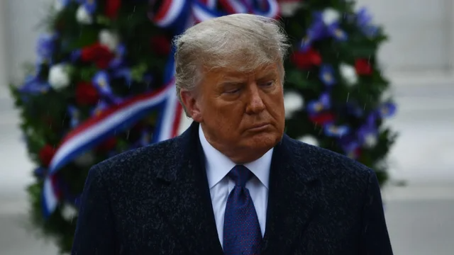 thehill's tweet photo. Trump says he may "stop by" the planned "Million MAGA March" rally https://t.co/FHHIVscP4b https://t.co/VrHfMTaYo6