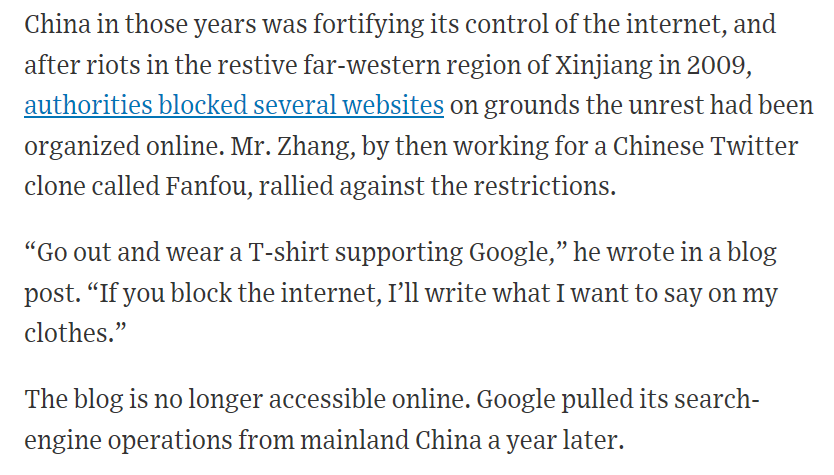 35/ Zhang Yiming loves the US and is easily the most pro-US Chinese entrepreneur. He protested against China's Great Firewall and thought of Satya Nadella as a hero. The US decided to steal his best app from under him - using Microsoft to do so