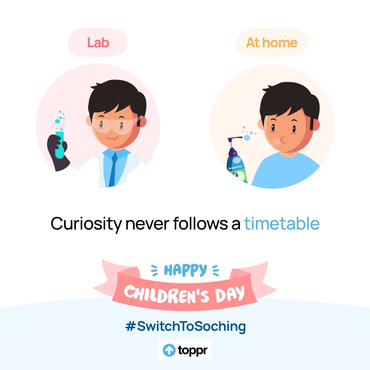 myToppr's tweet photo. Curiosity keeps us moving forward, exploring, experimenting and opening new doors. #SwitchToSoching #HappyChildrensDay https://t.co/tGc1eZprjO