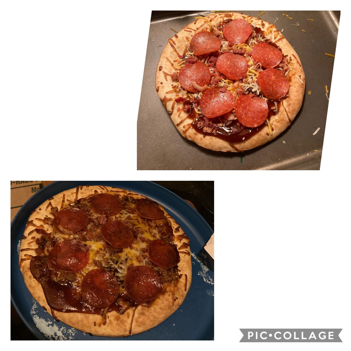 transgirlinSEA's tweet photo. Tonight is make your own pizza night!! I made mine with pepperoni, bacon bits and bbq sauce ❣️😍
#Dinner
#transcooking
#transpizza
#YummyYummy https://t.co/ClvPmc5poK